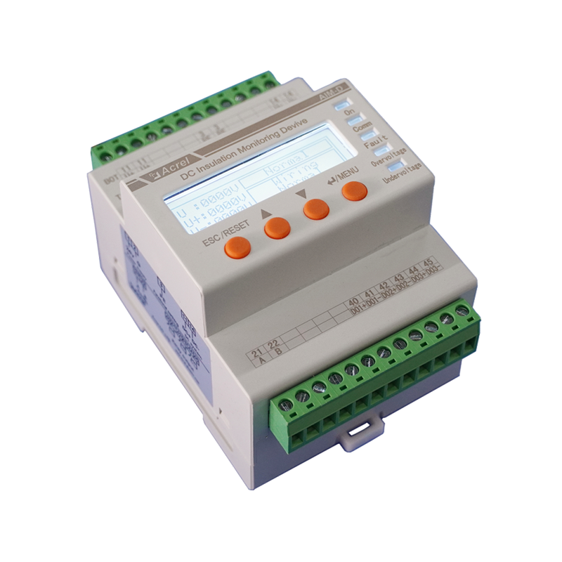 AIM-D100-TH DC Din-skena isoleringsövervakningsenhet IMD med LCD-skärm