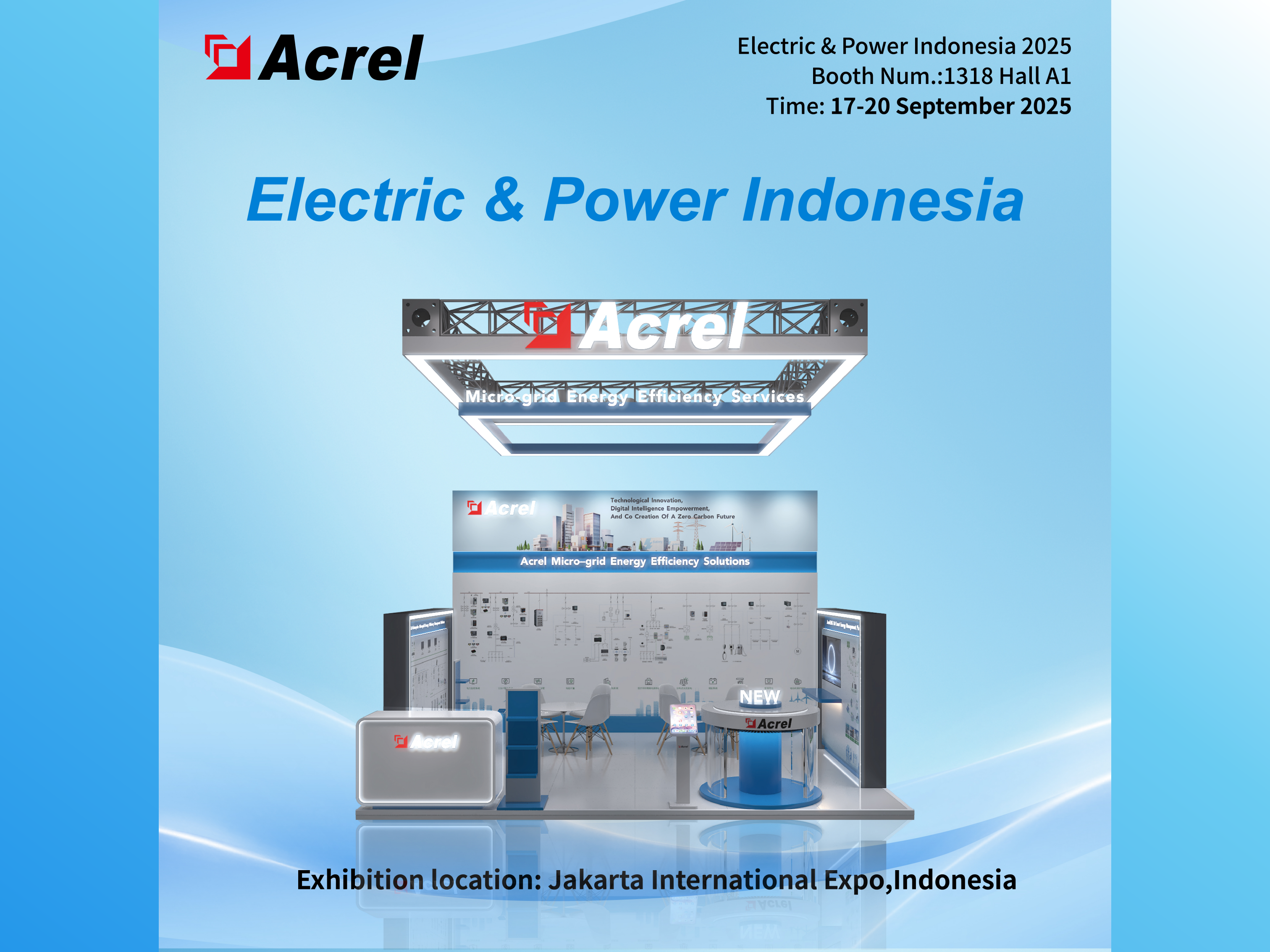 Acrel visar upp avancerade energihanteringslösningar på Electric & Power Indonesia 2025